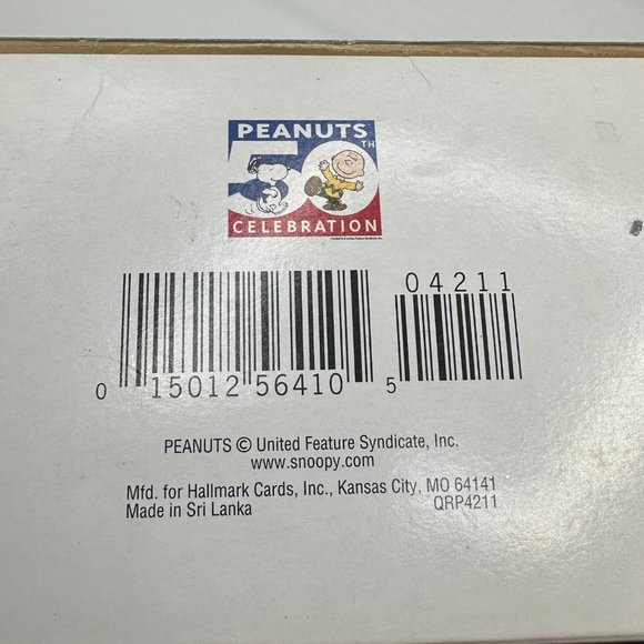 Hallmark Keepsake Ornament Woodstock On Doghouse Snoopy Christmas 50 Years 2000 - Picture 10 of 10